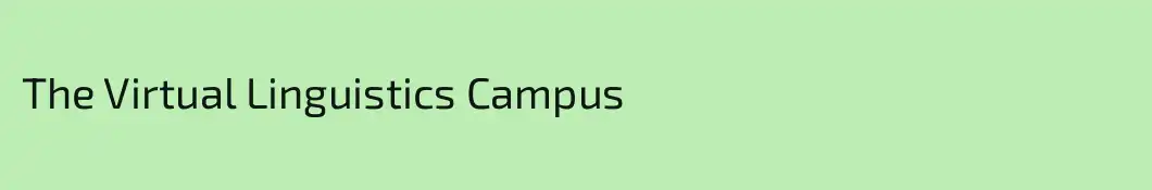 The Virtual Linguistics Campus